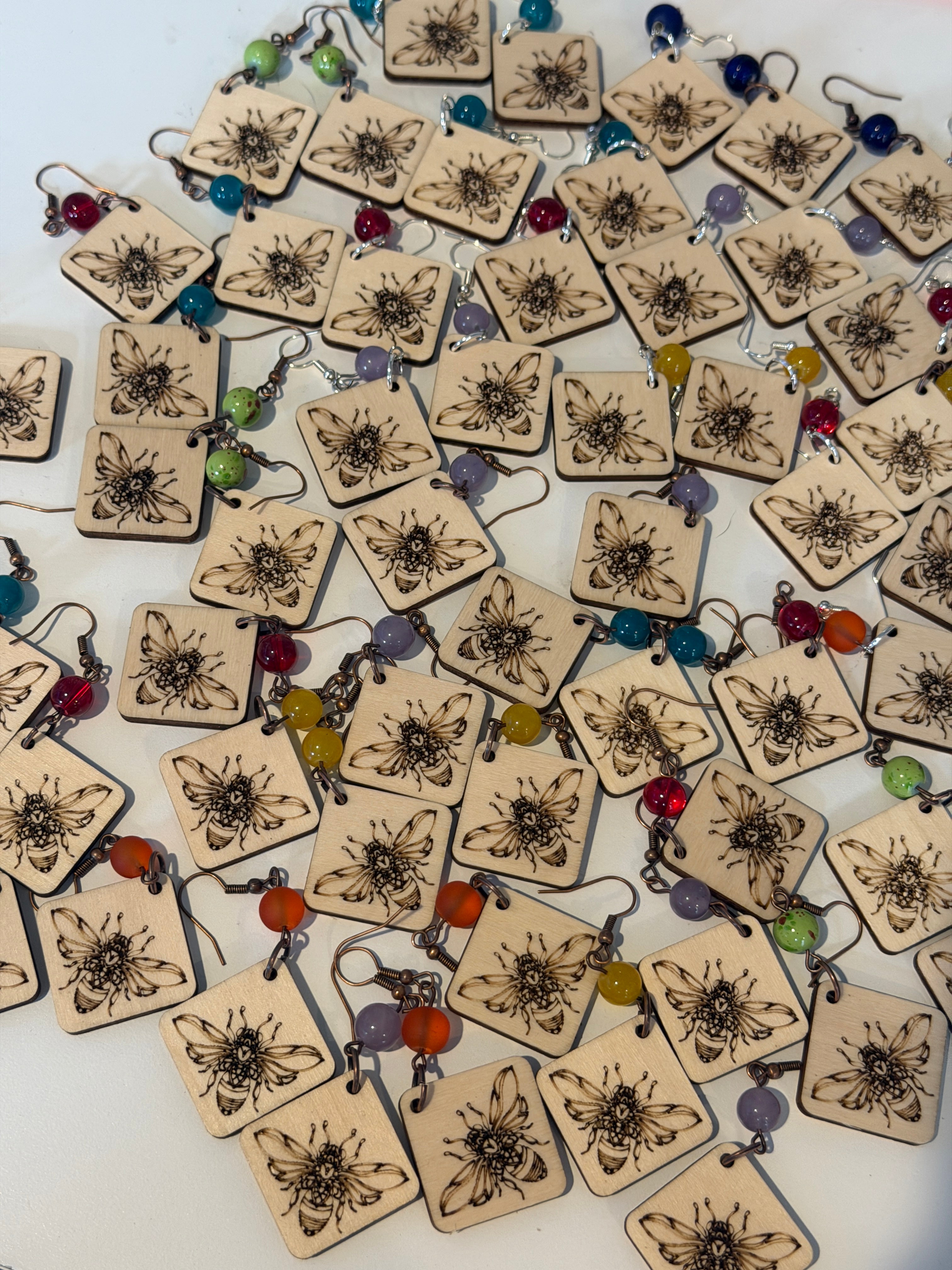 AVTeaCo Bee Earrings