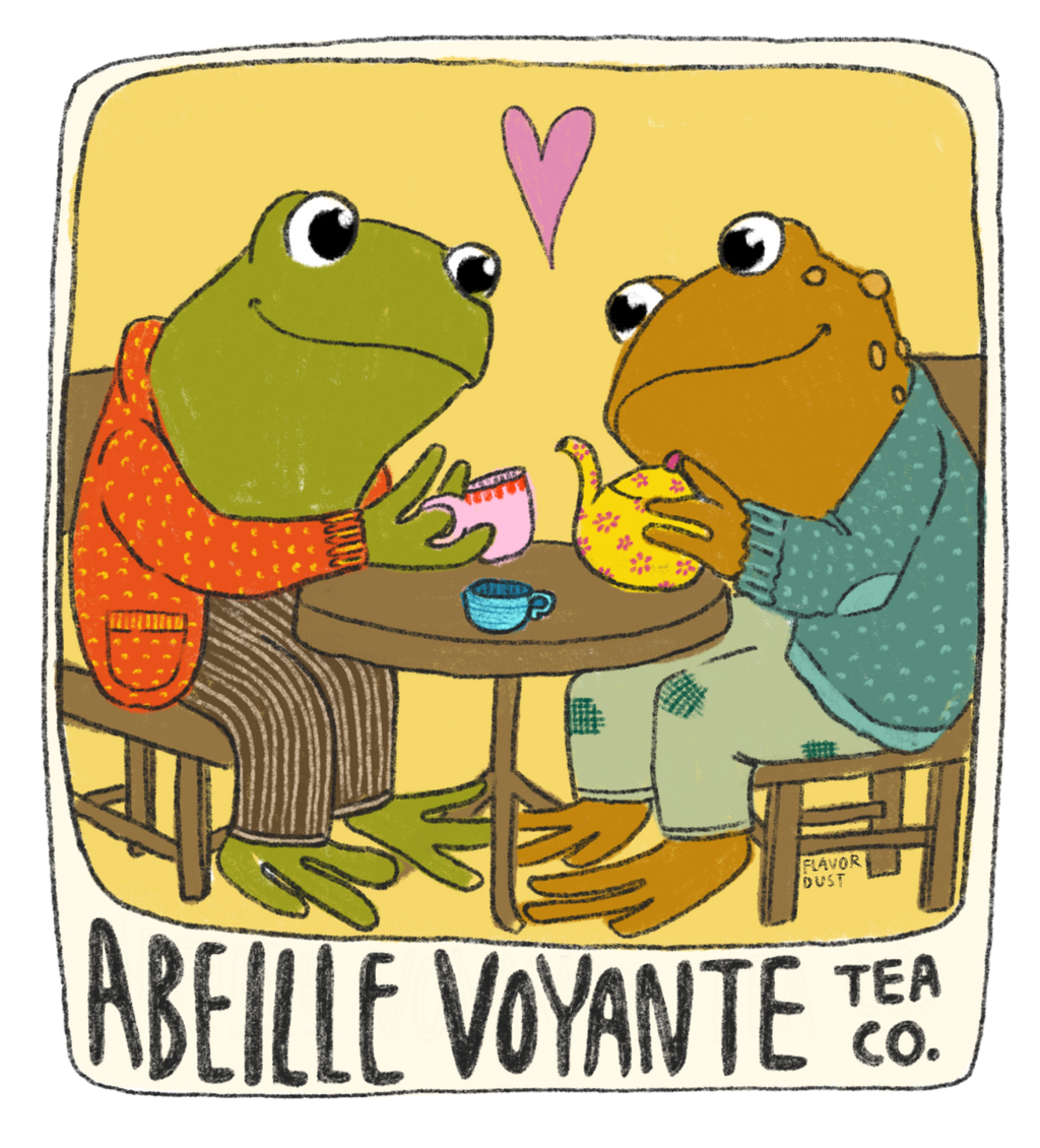 AVTea Co Sticker- Frog and Toad