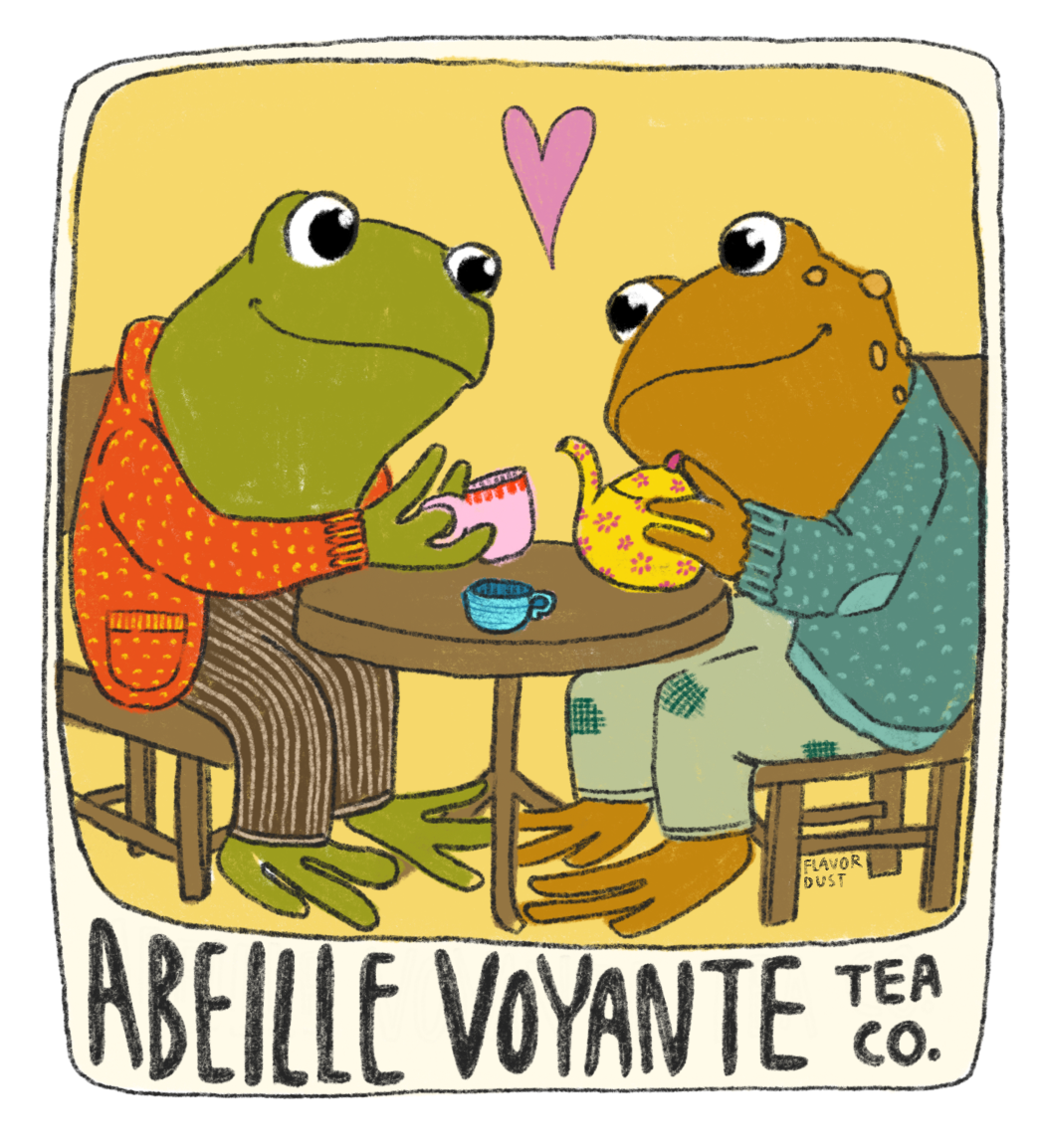AVTea Co Sticker- Frog and Toad
