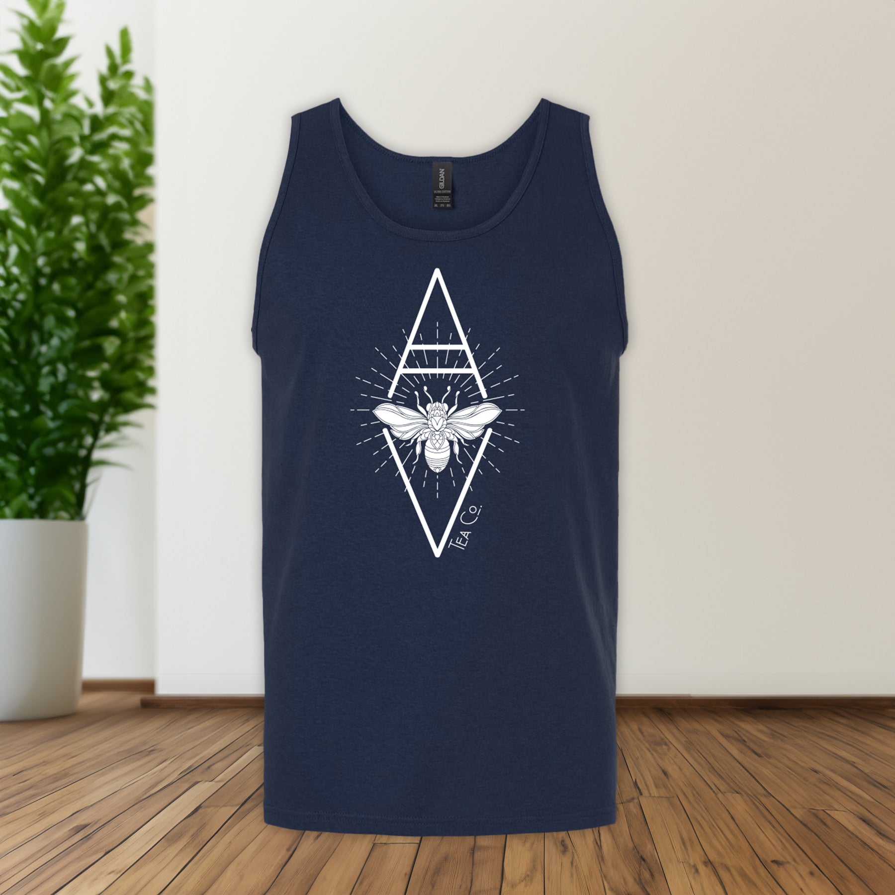 AVTeaCo Navy Tank Top