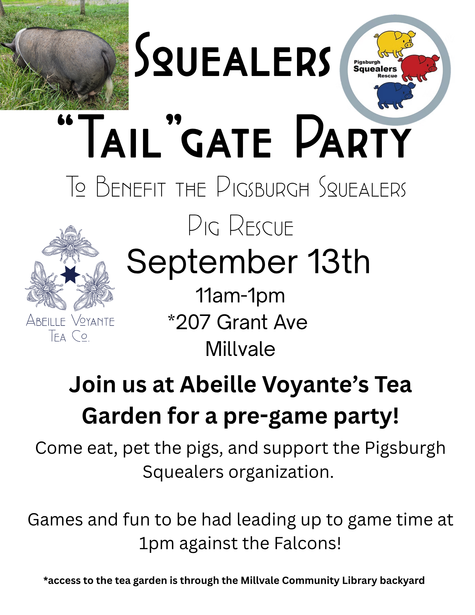 "Tail" gate Party with the Pigsburgh Squealers