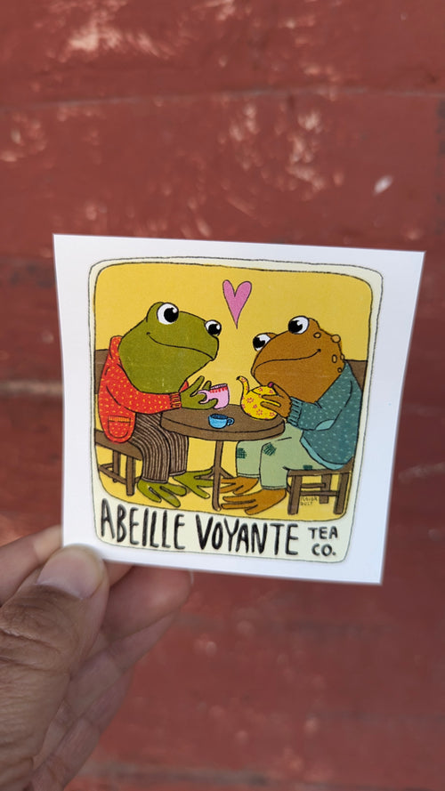 AVTea Co Sticker- Frog and Toad